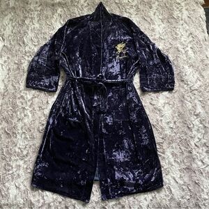Pottery Barn Harry Potter Ravenclaw Velvet Bathrobe